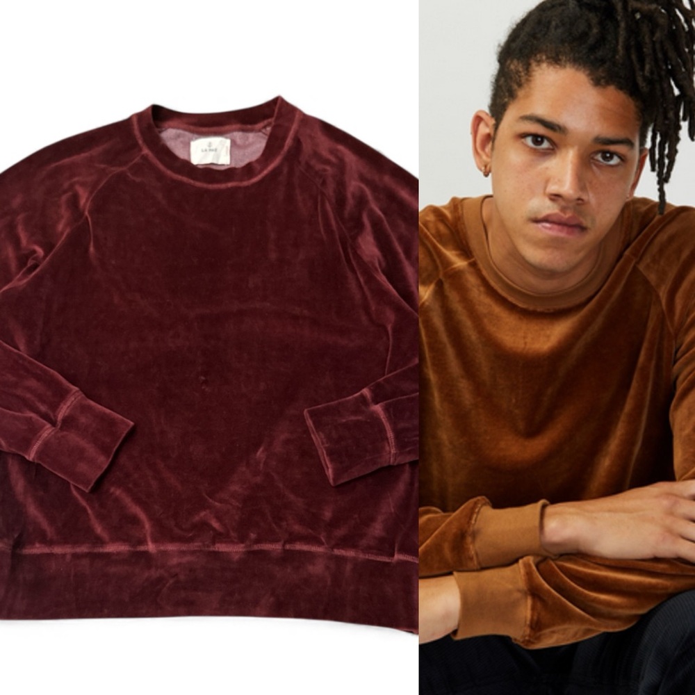 LA PAZ Cunha velour crewneck